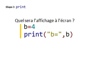 langage de programmation python : instruction print | PPTX