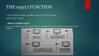 PYTHON DICTIONARY ppt by school studeents.pptx