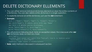 PYTHON DICTIONARY ppt by school studeents.pptx