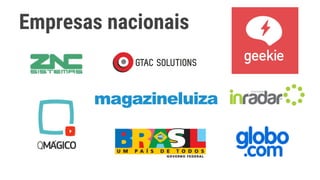 Empresas nacionais
 