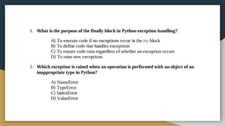 Exception Handling and Modules in Python.pptx