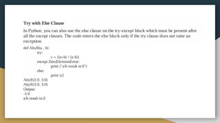 Exception Handling and Modules in Python.pptx