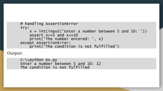 Exception Handling and Modules in Python.pptx