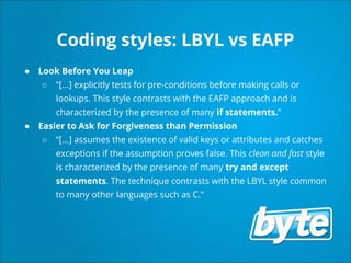 Python exceptions | PPT