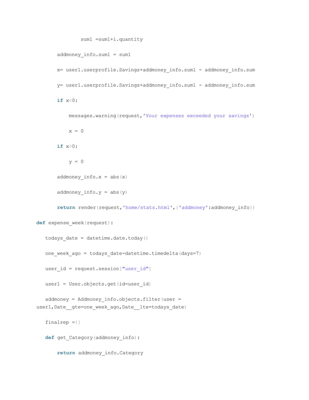 Python Expense Tracker Project with Source Code.pdf | Internet | Computing
