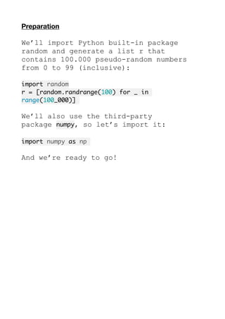 Python faster for loop | PDF