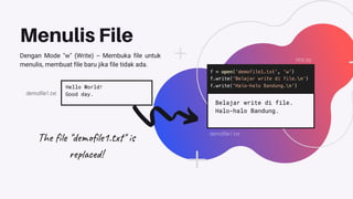 Python File Handling | PDF