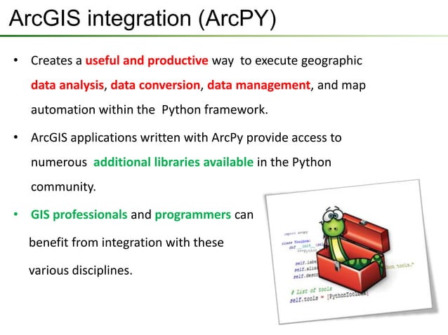 Esri South Africa Python for Everyone | PPT