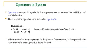 Python first year btech Algorithmic thinking with python | PPTX