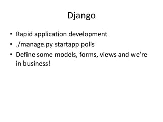 Hexagonal Design in Django | PPTX