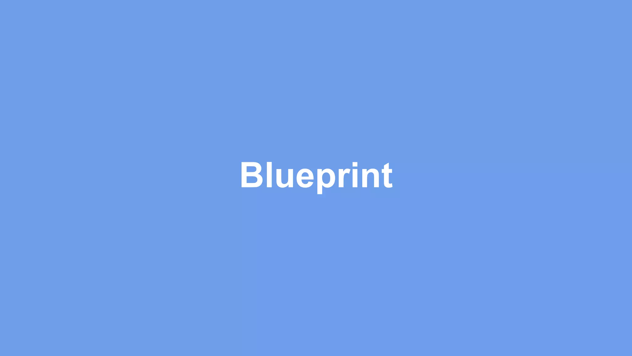 Blueprint 
