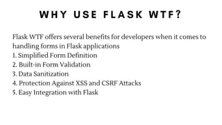 Python Flask WTF.pptx | Free Download