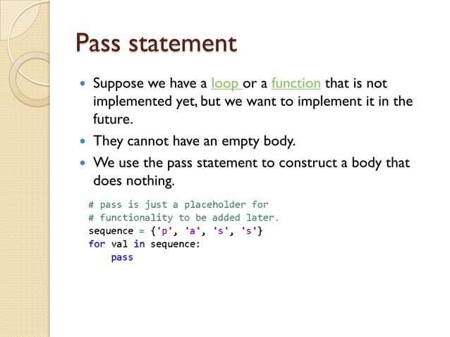 Python Flow Control