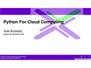 Python for cloud computing