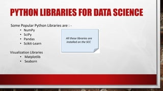 Python for data science | PPTX