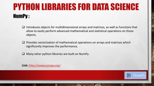 Python for data science | PPTX