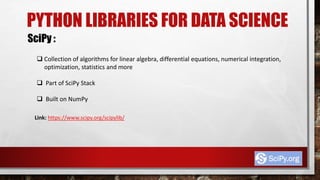 Python for data science | PPT | Free Download