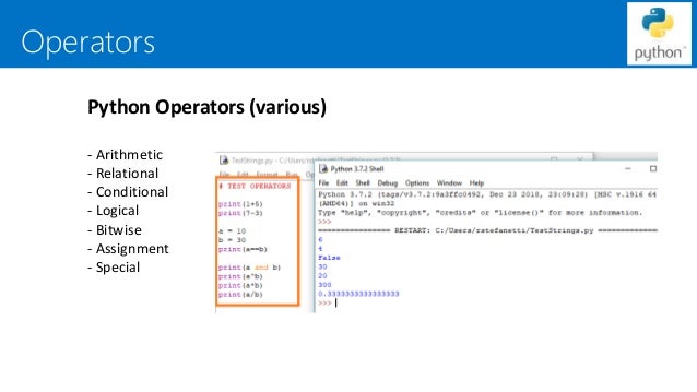 Python for dummies