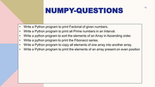 Python for ML.pptx | Free Download