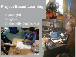 Project Based Learning
Meaningful
Tangible
To the individual learner
Micro:bit & circuit playground examples by MakeCode
 