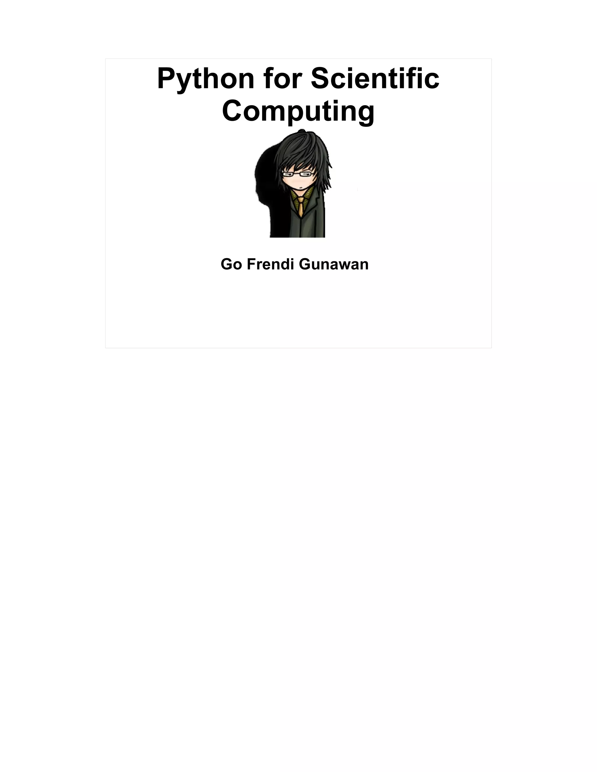Python for scientific computing | PDF