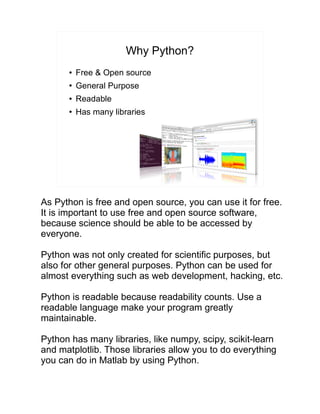 Python for scientific computing | PDF