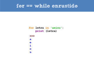 Concatenar pode ajudar

• Usando concatenação contornamos esse
  problema
 