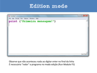 String diferente de inteiro
 