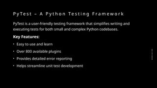 Most Popular Python Frameworks With Key Features | PPT