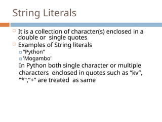 string literal example in python at robert printz blog... python fudmentalsYYour score increaseases | PPTX