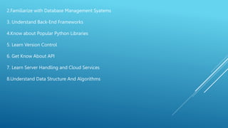 python full stack developer vision academy.pptx