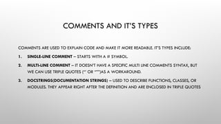 PYTHON FULL STACK DEVELOPMENTtttttttttttt | PPTX