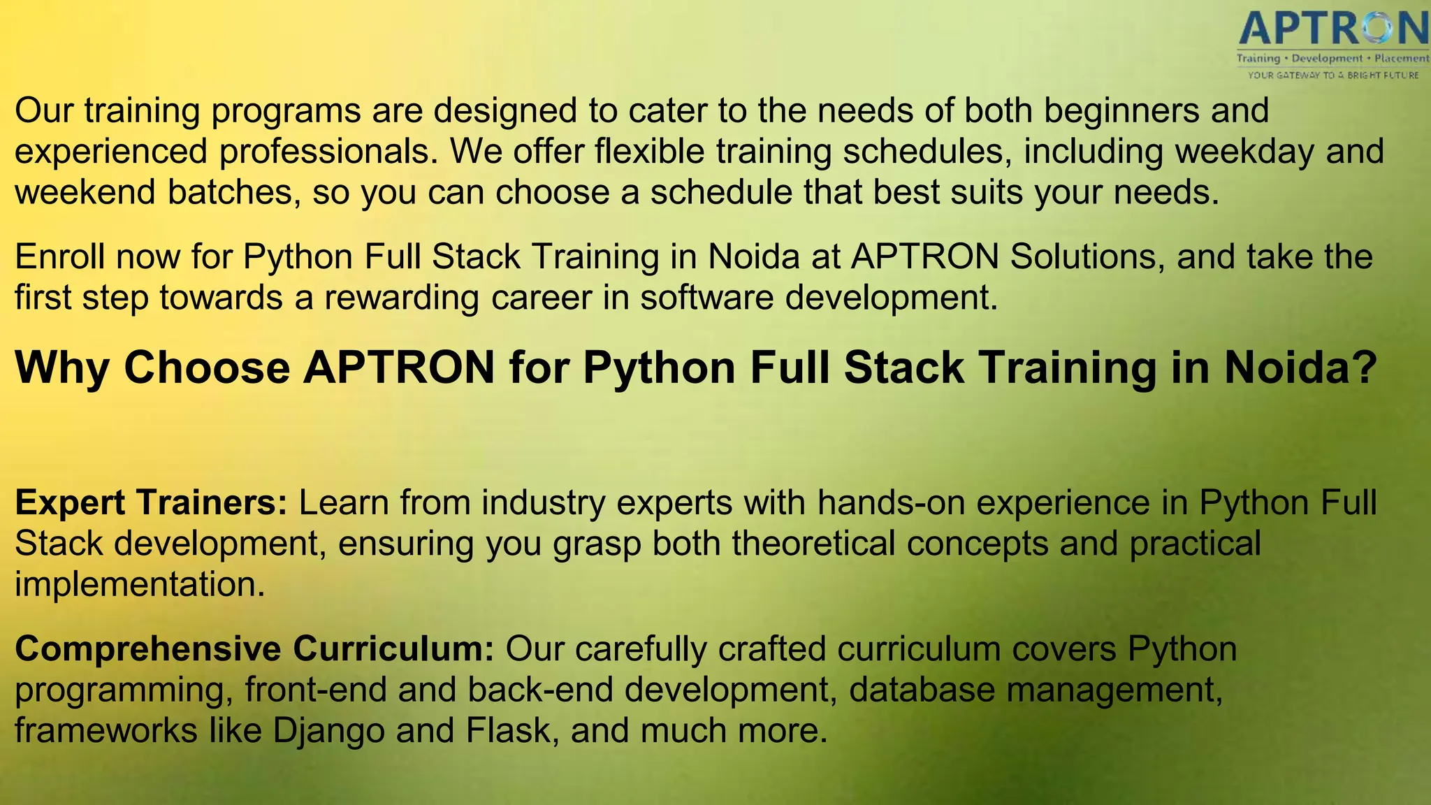 Python Full Stack Training in Noida.pptx