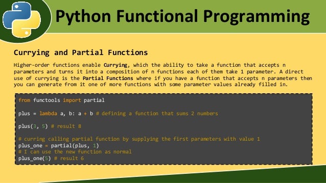 Python functional programming