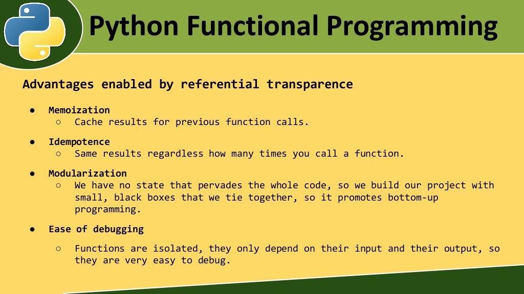 Python functional programming
