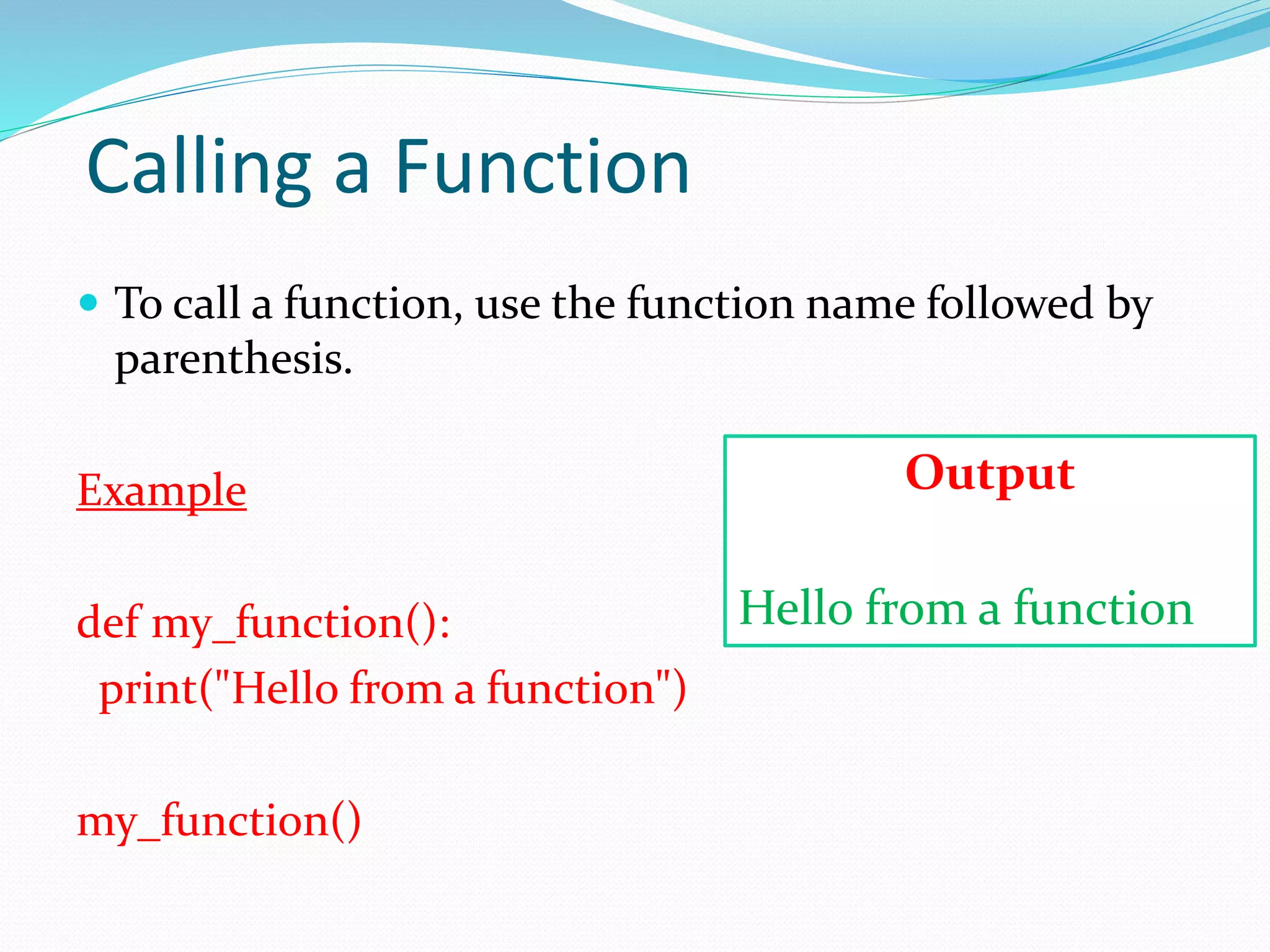 Python functions part10 | PPT