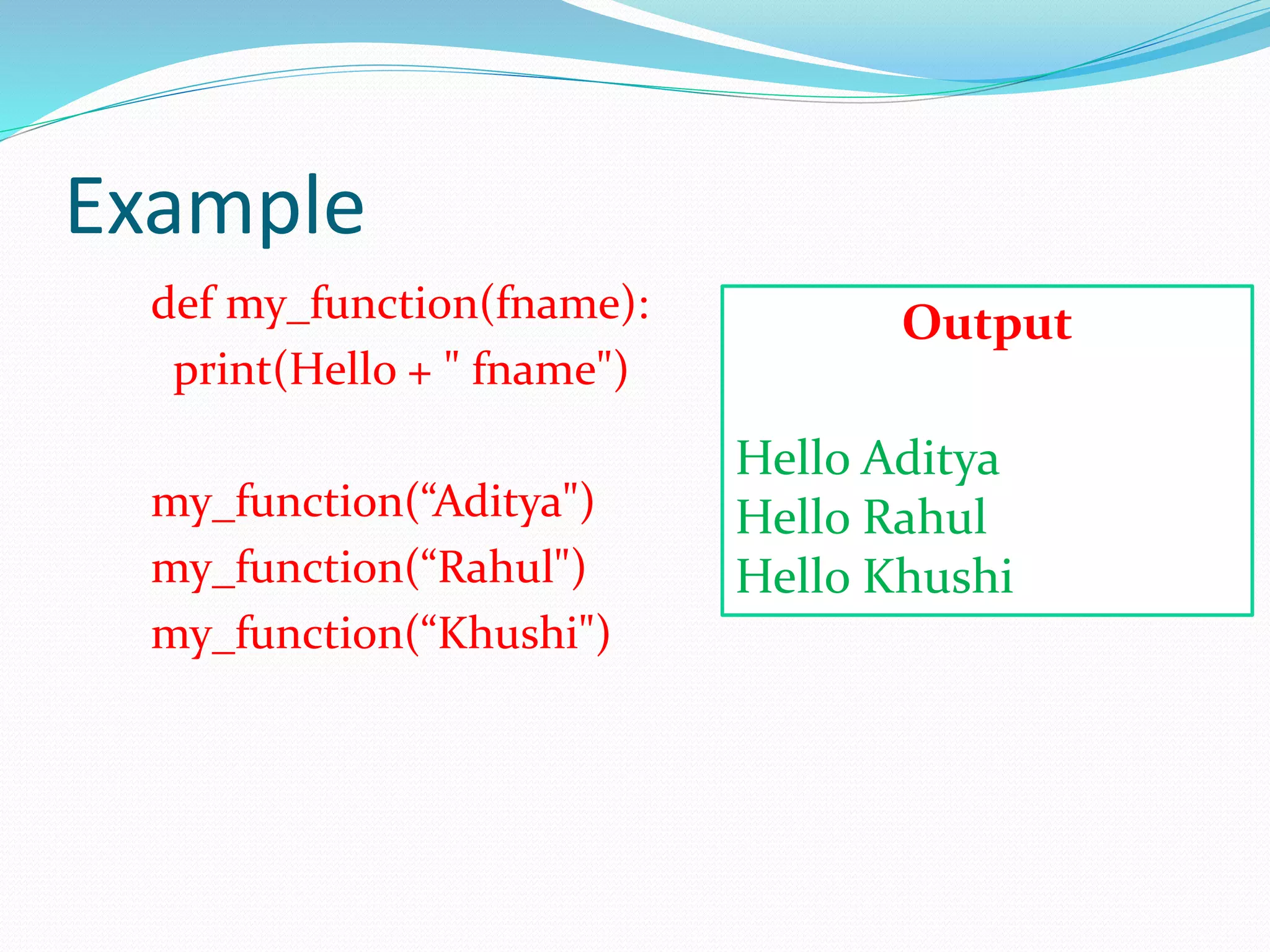 Python functions part10 | PPT