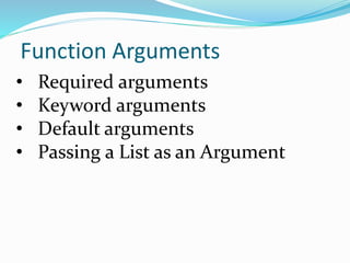 Python functions part11 | PPT