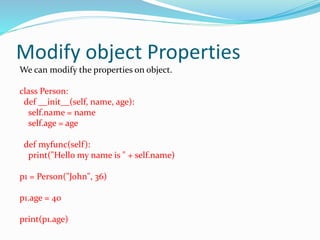 Python Classes and Objects part14 | PPTX | Programming Languages ...