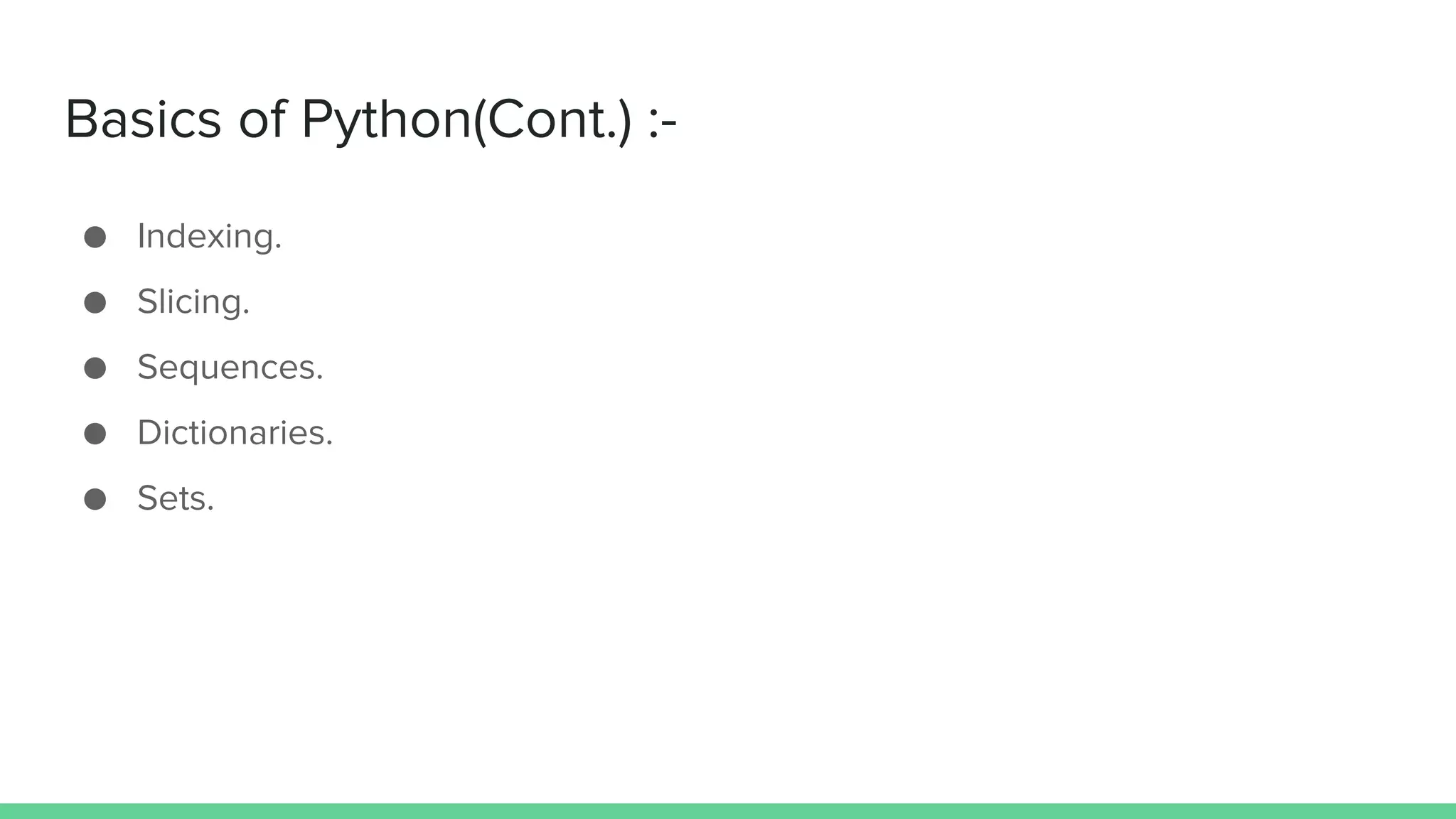 Python fundamental course curriculum | PPT