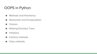 Python fundamental course curriculum | PPTX | Web Development | Internet