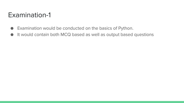 Python fundamental course curriculum | PPTX | Web Development | Internet