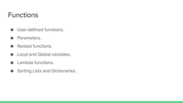 Python fundamental course curriculum | PPT