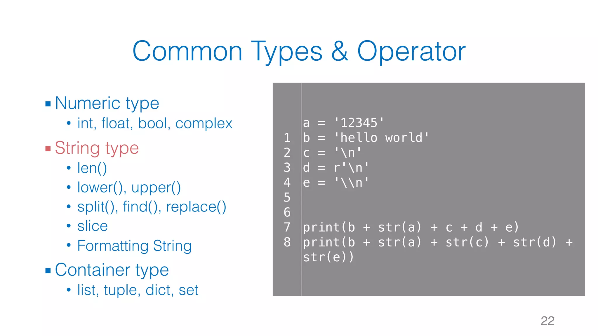 Python Fundamentals - Basic | PPT