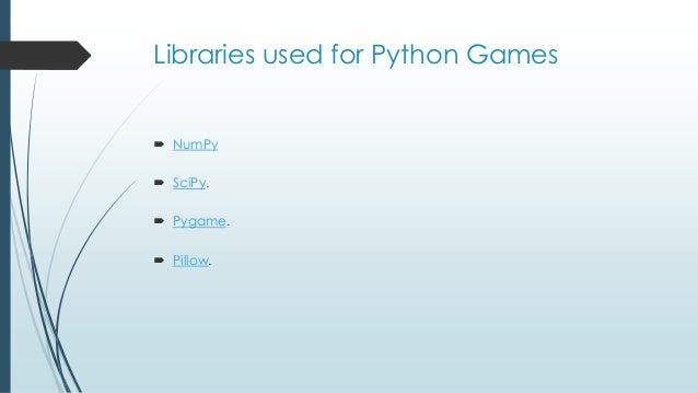 Python games