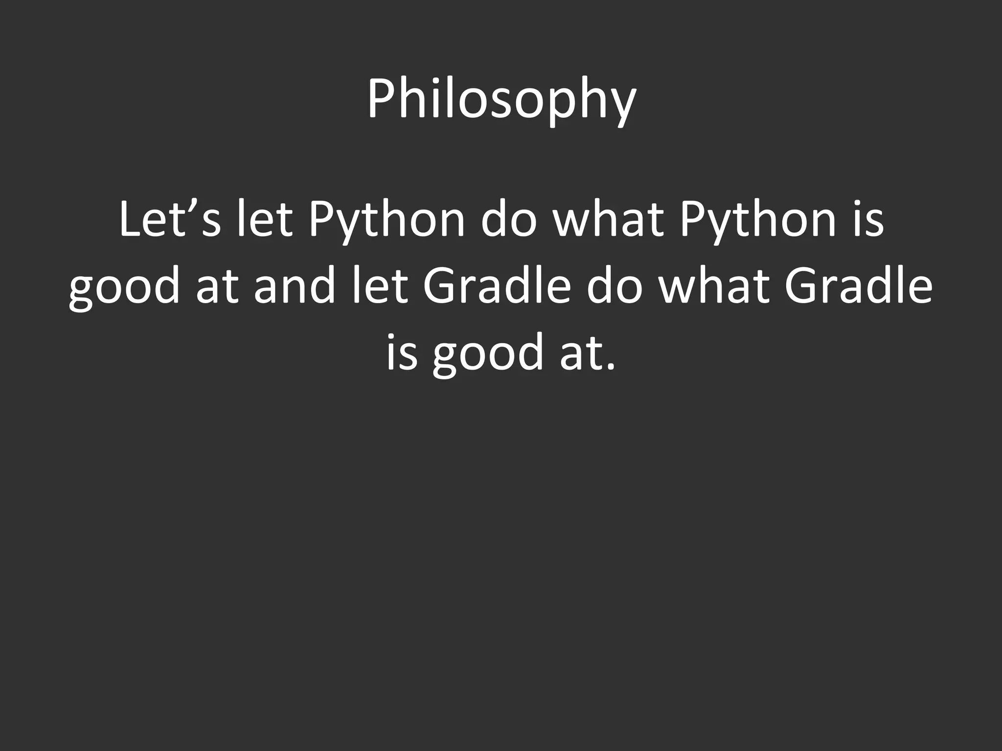 Python+gradle | PPT
