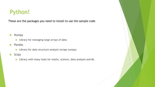 Python Machine Learning January 2018 - Ho Chi Minh City | PPT