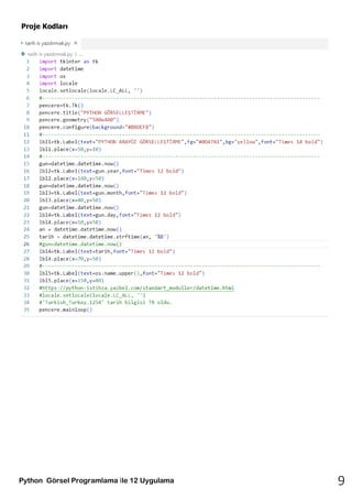 PYTHON GÖRSEL PROGRAMLAMA ile 12 UYGULAMA.pdf