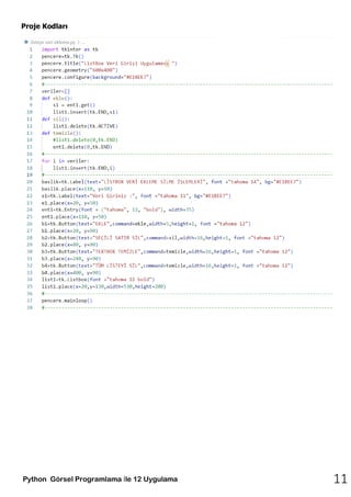 PYTHON GÖRSEL PROGRAMLAMA ile 12 UYGULAMA.pdf