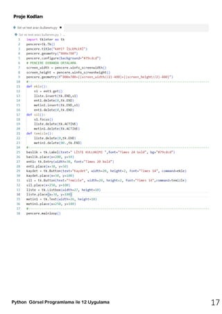 PYTHON GÖRSEL PROGRAMLAMA ile 12 UYGULAMA.pdf